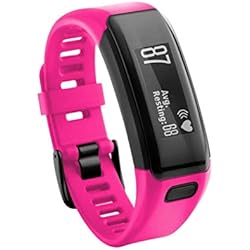 JiaMeng para Correa de Silicona, reemplazo Pulsera de Silicona Suave Pulsera Wristband para Garmin Vivosmart HR(Púrpura,versión Regular)
