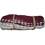 Netco Power Badminton Nylon Net Standard Size for Sports Training Practice and Fun (Cotton Thread) Red