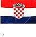 Produktbild 10 x Autofahne Autoflagge 45 x 30 Kroatien Auto Fahne Fahnen Flagge Flaggen EM 2016 mit Halterung