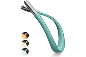 ENCLIZE LED Neck Reading Lamp, Book Lamp for Reading in Bed, 3 Brightness Levels, Lightweight, Comfortable Design, Hands Free, Durable, Perfect for Crafts, Knitting, Camping, Cyan Space Grey