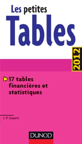 Download Les petites Tables - 17 tables financières et statistiques Download Les petites Tables - 17 tables financières et statistiques