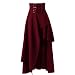 Produktbild Westlink Women's High Waist Steampunk Gothic Lolita Band Waist Skirt Damen Gothic Spitzen Steampunk Korsett Kleid Kostüm