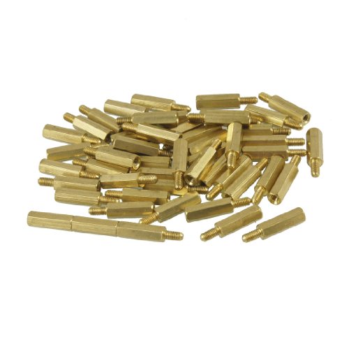 50 pcs Schraube PCB Stand-off Spacer Hex M3 Männlich Weiblich x M3 15 mm Länge