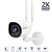 Produktbild (2K) Überwachungskamera WLAN Aussen, SZSINOCAM WLAN IP Kamera Outdoor WiFi,4MP HD, Nachtsicht, Bewegungserkennung, Smartphone,Tablet, CMS Fernzugriff und bis 128GB SD