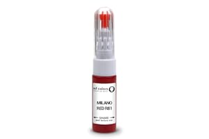 SD COLORS Kit de réparation de stylo de retouche de peinture rouge Milano R81 compatible avec Honda 7 ml - Code couleur R81 - Rouge