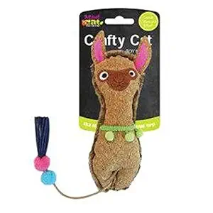 PawsnCollars Mad Cat Llama-O-RAMA Kicker Catnip & Silvervine Cat Toy