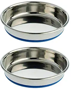 ROYALE CAT Rubber Bonded Bottom Dish Bowl for Cats Puppy, 200 ml -Pack of 2