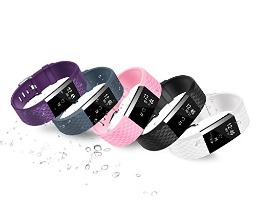 Ersatz Fitbit Charge 2 Armbänd, BeneStellar Ersatz Spezielle 3D Texturen Armband für Fitbit Charge 2 - 6