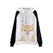 Produktbild Yanhoo Damen Herbst Winter Schöne Japan Shiba Inu Kapuzenpullover Herbst Lässige Kapuzenpulli Langarmshirt Sport Kordelzug Hoodies Sweatshirt
