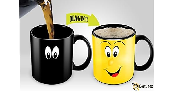 Buy Magic Coffee Mugs Heat Sensitive Color Changing Coffee Mug