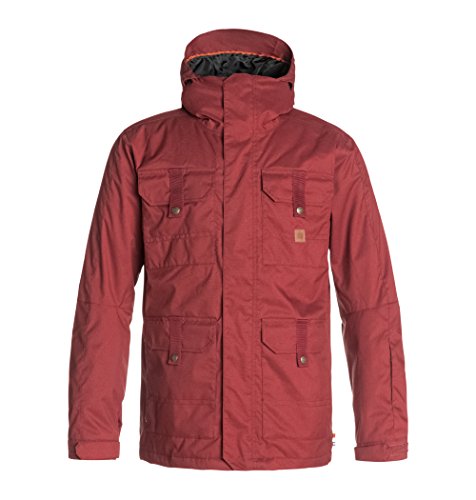 DC Shoes Herren Snow Jacket Servo JKT M SNJT RZD0, Syrah, XL, EDYTJ03013-RZD0