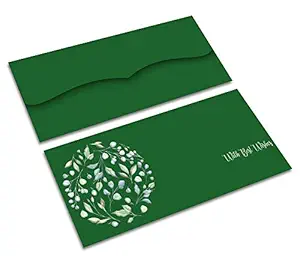 Brown Cloud Exclusive Velvet Finish Embossed UV Printed Shagun/Money/Gift Envelope/Cover/Lifafa for Kids/Gift/Festival and Other Occasions(SEVLVT PR 010) (Pack of 10)