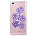 Produktbild SKKMA Case Cover OPPO R9 Fall Echtes Winter Pot Kalanchoe und Weißes Gänseblümchen Getrocknete Blume Weiche TPU Transparente schützende rückseitige Abdeckungs-Fall für OPPO R9 ( SKU : Mec1047g )