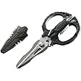 Versatile compact multi-function scissors with 4-in-1 combi blade ...