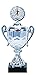 Produktbild Metall Pokal 6914 Silber 37 cm mit Emblem mit oder ohne Gravur (Silber 37 cm)