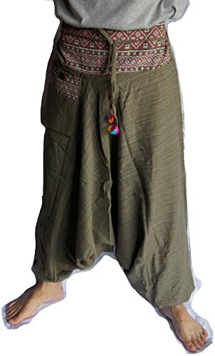 Trousers harem genie yoga pants aladdin hippie baggy jumpsuit belly dance boho