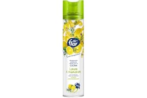 AIR FLOR | Deo Ambiente Spray, Deodorante Ambiente Limone e Rosmarino, 300ml, Neutralizza Cattivi Odori, Profumo Fresco