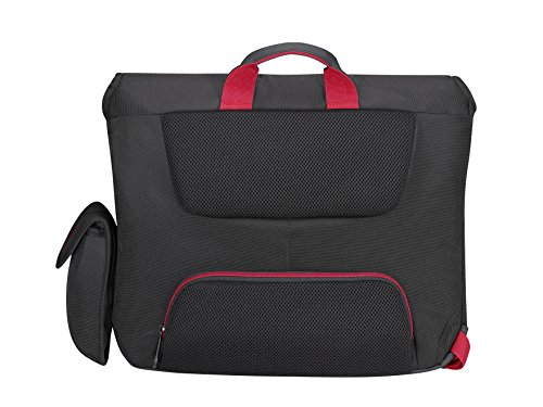ASUS ROG Ranger Messenger Notebook Tasche  bis zu 15 6 Zoll  ergonomisches Design  Gucci-Polyester  Schwarz Rot