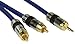 Price comparison product image InLine® 3m Premium 2x RCA Male to 3.5mm Male Audio Cable with Golden Contacts