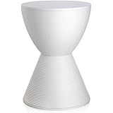 Kartell Prince Aha Sgabello, Bianco Cera, 30 x 30 x 43 cm