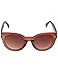 Produktbild Leslii Damen-Sonnenbrille Modern Cateye Look Braun Kunststoff Ø Glas inkl. Brillenrand 5,5cm 310316114