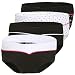 CharmLeaks Women's Maternity Underwear Cotton Knickers/Panties Nursing Briefs L Black/White