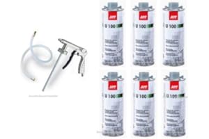 APP Carton de 6 antigravillons Gris Anthracite U100 + Pistolet