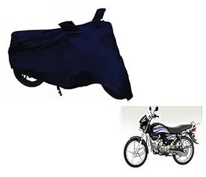 Auto Hub Waterproof Bike Body Cover for Hero Splendor Plus - Navy
