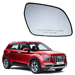 CARIZO Rear View Mirror Glass (Right) for Hyundai Venue (2019-2021)