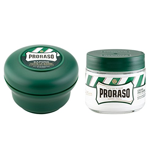 Proraso Shaving Soap and Pre Shave Twin Pack - Original Menthol & Eucalyptus