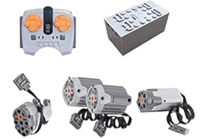 Power Functions Set, Motoren Set mit Motor, Fernbedienung, Batteriebox, XL/M-motor Kompatibel mit vielen Modellen (#3)