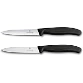 Victorinox 6.7793.2 Swiss Classic 2li 10cm Soyma Bı&ccedil;ağı Set, Siyah