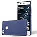 Produktbild Cadorabo Hülle für Huawei P9 LITE - Hülle in Frost DUNKEL BLAU – Handyhülle aus TPU Silikon im matten Frosted Design - Silikonhülle Schutzhülle Ultra Slim Soft Back Cover Case Bumper