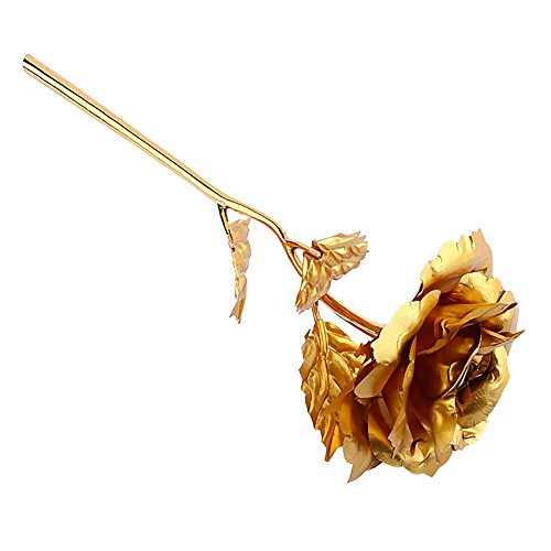 Soledi® oro rosa 10, 24 K dorado rosa flores mejor regalo para el día de San Valentín, Día de la madre,...