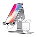 Produktbild Bestand 2 in 1 Airpods Ladegerät, ein Desk Stand, Halter und Andock-Station für Smartphones und für AirPods, iPhone X / 8 Plus / 8/7 Plus / Samsung Galaxy - Farbe / Space-Grau