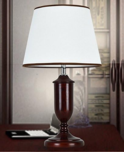 American country LED lamp bedroom bedside lamp retro decorative lights (Purple sandalwood color)