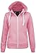 Cexi Couture New Womens Plain Zip Hoodoe Sweatshirt Ladies Fleece Hooded Jacket Top SIZE 6-20