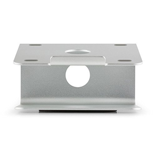 auna A-ST-2 Lapständer Notebook Halter (ergonomischer Blickwinkel von 18°, Silikon-Pads, wärmeabführendes Aluminium) silber - 4