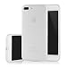 Produktbild Hülle für iPhone 8 Plus (5,5") Ultra Thin Case Bombyx - Leicht transparente extrem dünne Tasche für Apple iPhone 8 Plus Schutzhülle Slim Bumper Cover in weiß von QUADOCTA - Idealer Schutz für Gold iPhone8Plus mit Kameraschutz
