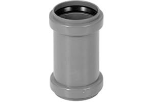 Tycner | Manchon polypropylène gris DN 75, 75 mm, 0,09 kg, 1 pièce