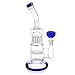 Produktbild REANICE (MUSHROOM A) Glas water bong transparente wasser bong 14.5mm bong schüssel höhe 19cm direkt glas rohre zweig bongwasser bohrinseln pfeife großen bongs Roter Pilz