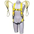 OXY DENIM Extra power Safety Belt Harness - Full Body Unisex Full Body Adjustable Climbing Harness Safety Belt - Safety Belt Full Body Harness (Single Hook & Single Rope)