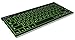 Produktbild KeySonic Wireless Bluetooth Tastatur, beleuchtet 7 Farben für Tablet und PC, Windows, Android, iOS, schwarz
