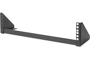 DIGITUS DN-48003 – Telaio da 19 pollici – 2U – Telaio universale per apparecchiature da 19" – Montaggio verticale a parete – Non assemblato – Per accessori audio-video – 105 x 504 x 151 mm – Nero