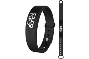 DASIAUTOEM vibrationslarm påminnelseklocka, armband väckarklocka vibration med timer 6 dagliga larm, dricka påminnelse larm m
