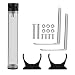 Produktbild Fishlor Zylinder Wassertank, 50mm Durchmesser G1 / 4 Gewinde DIY Extra Langer Zylinder wassergekühlter Tank für die Computerkühlung, wassergekühlter Tank(Größe: 300mm)