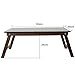 Produktbild SPZDZ Portable Klapptisch, Laptoptisch, Faltbarer Kleiner Tisch auf dem Bett, einfacher fauler Schreibtisch (größe : 80 * 60cm)