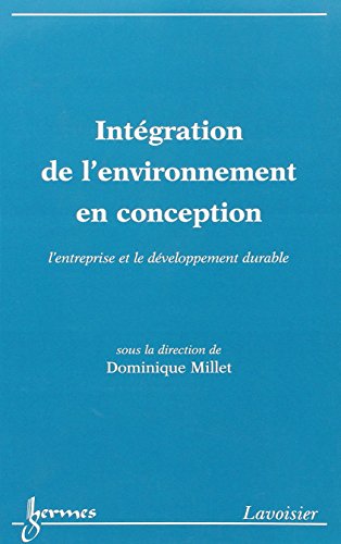 Preisvergleich Produktbild Intégration de l'environnement et conception