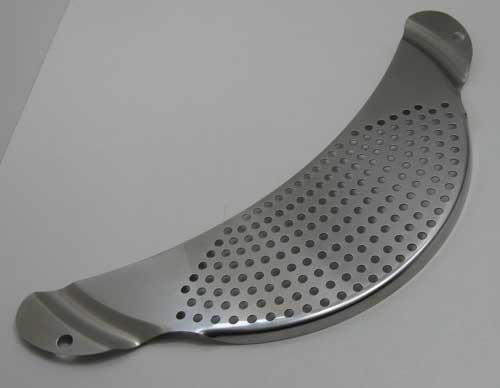 Abgiessdeckel Edelstahl für Töpfe, Pfannen bis 24 cm, Abgieß Abtropf Deckel Sieb (LHS) - 2