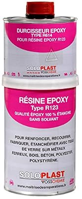 SOLOPLAST Résine epoxy type R123 Soloplast 1 KG